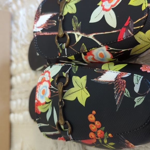 Vintage Havana NIB Betty Mule Black Floral - Picture 4 of 8